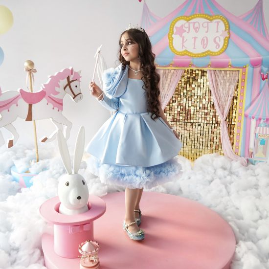 صورة فستان السحر الملكي بـ 3 ألوان خيالية - M3627